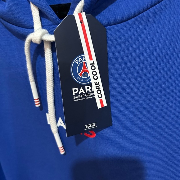 NWT Blue Paris Saint-Germain Men's Core Cool Hoodie XXL - Picture 9 of 10